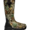 Lacrosse Men's Alphaburly Pro Side Zip 18" WP 1000G Ins Rubber Hunt Boot - 376030