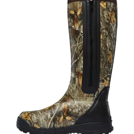 Lacrosse Men's Alphaburly Pro Side Zip 18" WP 1000G Ins Rubber Hunt Boot - 376030