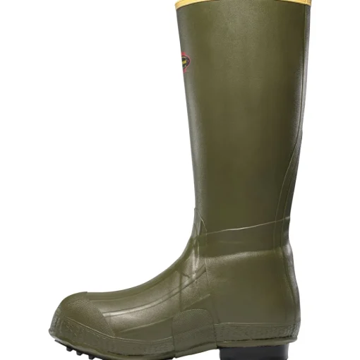 LaCrosse Men's Burly Air Grip 18" Rubber Work Boot - Green - 266050