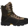 Lacrosse Men's Cold Snap 9" Plain Toe WP 1200G Hunt Boot Mossy Oak 566710