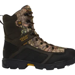Lacrosse Men's Cold Snap 9" Plain Toe WP 1200G Hunt Boot Mossy Oak 566710