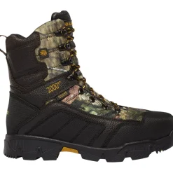 Lacrosse Men's Cold Snap 9" Plain Toe WP 2000G Hunt Boot Mossy Oak 566712