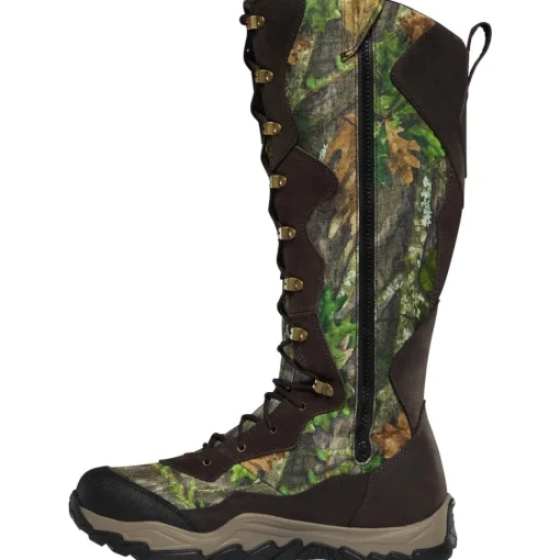 Lacrosse Men's Venom II 18" WP Side Zip Snake Hunt Boot - Mossy Oak - 501000