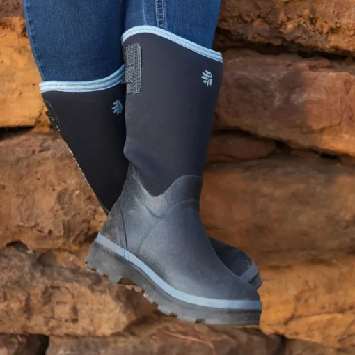 LaCrosse Women's Alpha Range 12" Ins Rubber Work Boot - Black - 602244