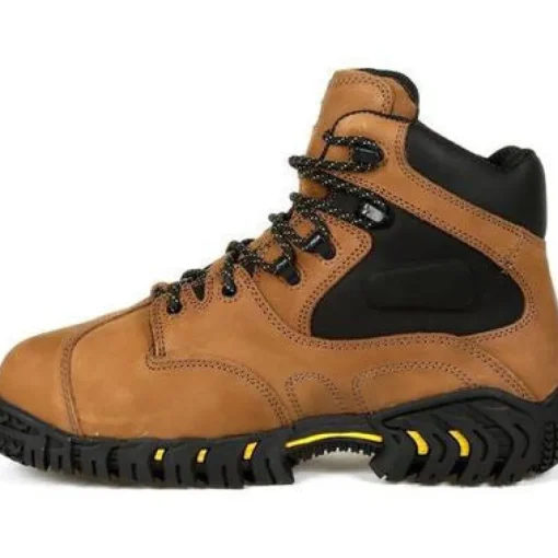 Michelin Men's 6" Steel Toe Internal Metguard Work Boot - Brown - XPX763