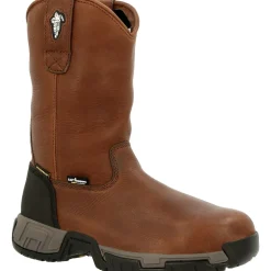 Michelin Men's HydroEdge 11" Alloy Toe WP Metguard Work Boot- Black- MIC0007