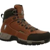 Michelin Men's HydroEdge 6" Alloy Toe WP PR Work Boot - Brown- MIC0006