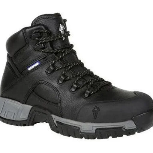 Michelin Men's Hydroedge 6" Steel Toe WP Work Boot -Black- XHY866