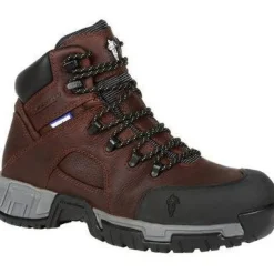 Michelin Men's Hydroedge 6" Steel Toe WP Work Boot -Brown- XHY662