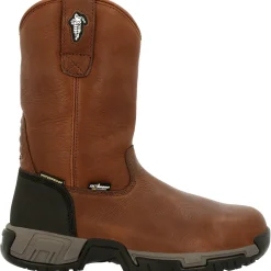 Michelin Men's HydroEdge 11" Alloy Toe WP Metguard Work Boot- Black- MIC0007