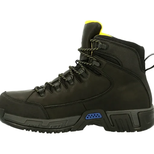 Michelin Men's HydroEdge 6" Alloy Toe WP Metguard Work Boot- Black- MIC0005