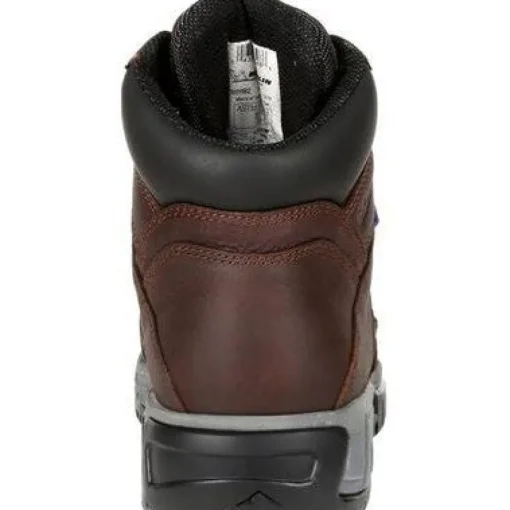 Michelin Men's Hydroedge 6" Steel Toe WP Work Boot -Brown- XHY662