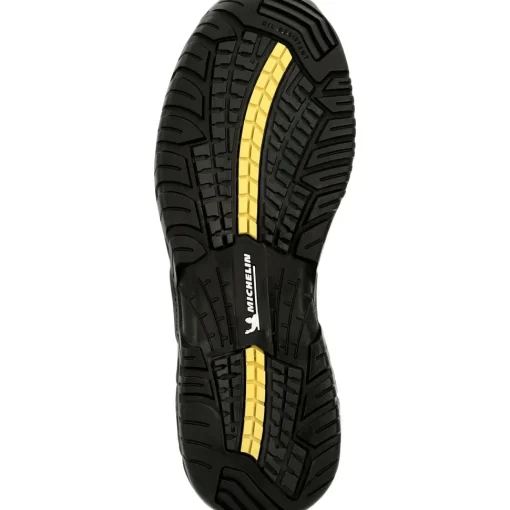 Michelin Men's HydroEdge 6" Alloy Toe WP Metguard Work Boot- Black- MIC0005