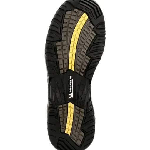 Michelin Men's HydroEdge 11" Alloy Toe WP Metguard Work Boot- Black- MIC0007