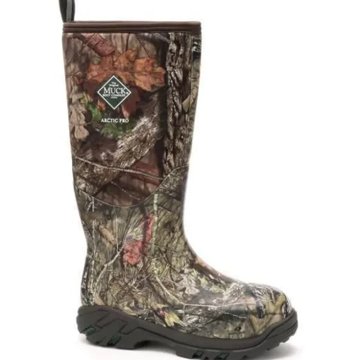 Muck Men's Arctic Pro Mossy Oak 17" WP Rubber Hunt Boot - Mossy Oak - ACP-MOCT