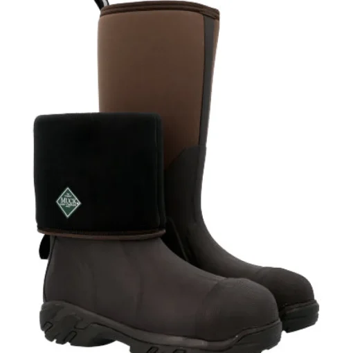 Muck Men's Arctic Pro Steel Toe WP Rubber Work Boot - Bark - ACP-STL