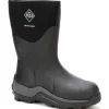 Muck Men's Arctic Sport Mid Waterproof Rubber Work Boot - Black - ASM-000A