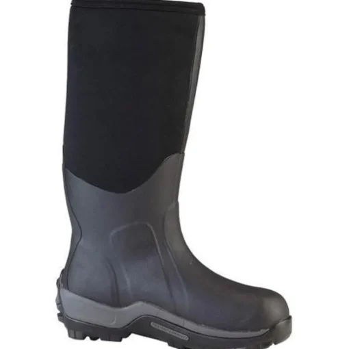 Muck Men's Arctic Sport Tall 17" WP Pull-On Rubber Work Boot- Black- ASP-000A