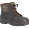 Muck Men's Chore Classic 6" Soft Toe WP Work Boot - Brown - CH6-900