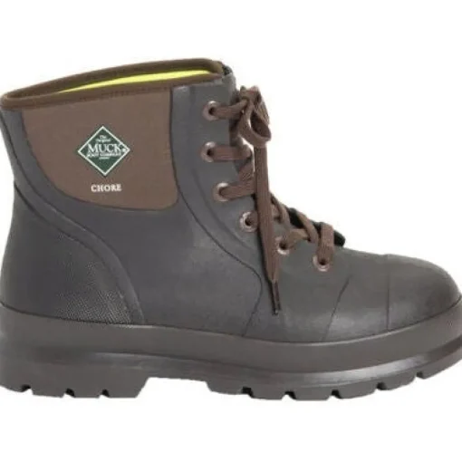 Muck Men's Chore Classic 6" Soft Toe WP Work Boot - Brown - CH6-900