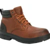 Muck Men's Chore Farm Leather WP Lace Up Work Boot - Brown - CLLP-901