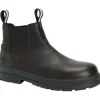 Muck Men's Chore Farm Leather WP Comp Toe Work Boot - Black - CCLC-900