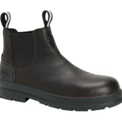 Muck Men's Chore Farm Leather WP Comp Toe Work Boot - Black - CCLC-900
