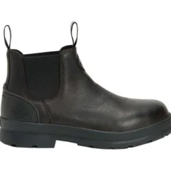 Muck Men's Chore Farm Leather Chelsea WP Work Boot - Black - CCLP-900