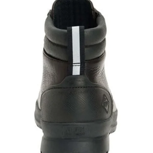 Muck Men's Chore Farm Leather WP Comp Toe Work Boot - Black - CLLC-900