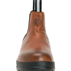 Muck Men's Chore Farm Leather Chelsea WP Work Boot - Brown - CCLP-901