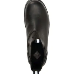 Muck Men's Chore Farm Leather Chelsea WP Work Boot - Black - CCLP-900