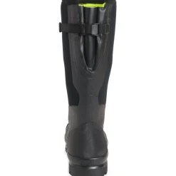Muck Men's Chore Wide Calf Steel Toe WP Rubber Work Boot - Black - MCXF-STL