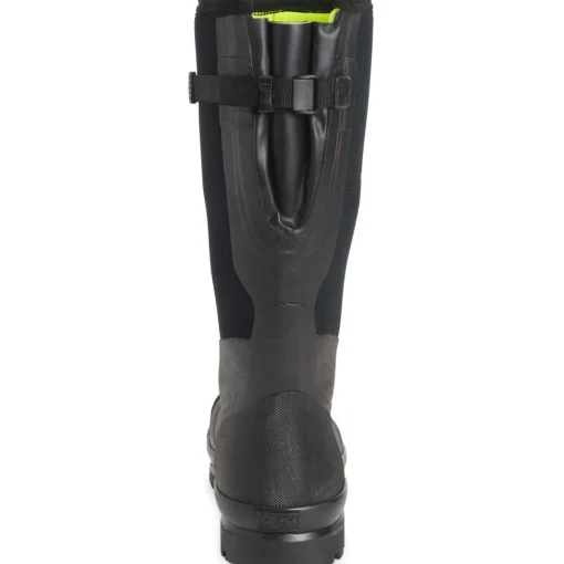 Muck Men's Chore Wide Calf Steel Toe WP Rubber Work Boot - Black - MCXF-STL