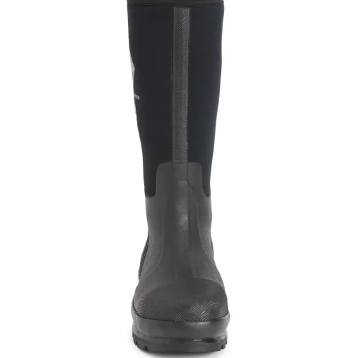 Muck Men's Chore Wide Calf Steel Toe WP Rubber Work Boot - Black - MCXF-STL