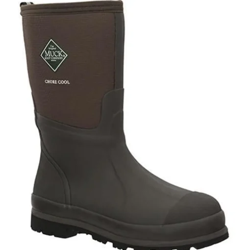 Muck Men's Chore XpressCool Mid 12" WP Wellington Rubber Work Boot - CMCT-900