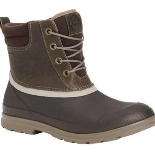 Muck Men's Originals Duck Lace Waterproof Duty Boot - Brown - ODL-901