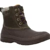 Muck Men's Originals Leather Duck Lace WP Work Boot - Olive - ODL3PLD