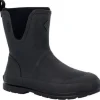 Muck Men's Originals Pull On Soft Toe WP Mid Work Boot- Black- OMM000
