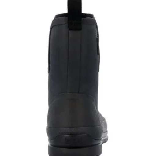 Muck Men's Originals Pull On Soft Toe WP Mid Work Boot- Black- OMM000