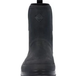 Muck Men's Originals Pull On Soft Toe WP Mid Work Boot- Black- OMM000