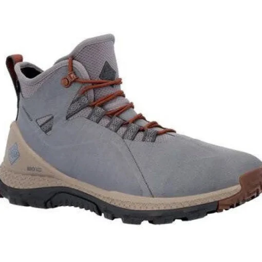 Muck Men's Outscape Max WP Lace Up Hiker Work Boot -Gray- MTLM100