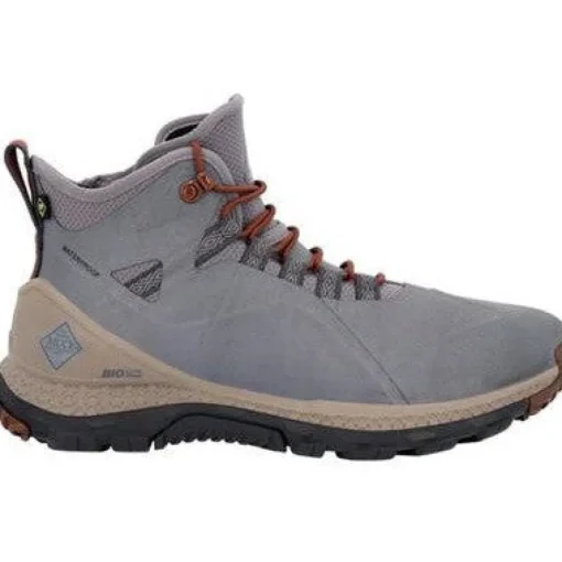 Muck Men's Outscape Max WP Lace Up Hiker Work Boot -Gray- MTLM100