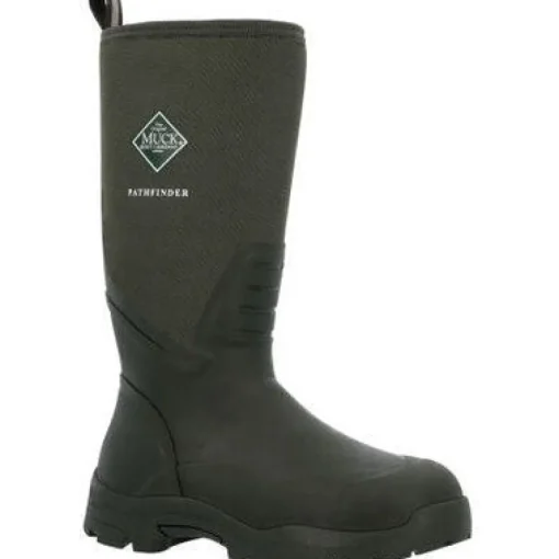Muck Men's Pathfinder 15" Soft Toe WP Tall Work Boot - Olive - MPFM300