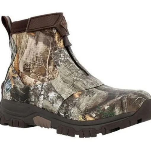 Muck Men's Realtree Edge WP Apex Mid Zip Ankle Boot Realtree MAXZMEG