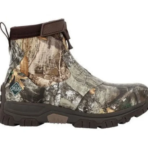 Muck Men's Realtree Edge WP Apex Mid Zip Ankle Boot Realtree MAXZMEG