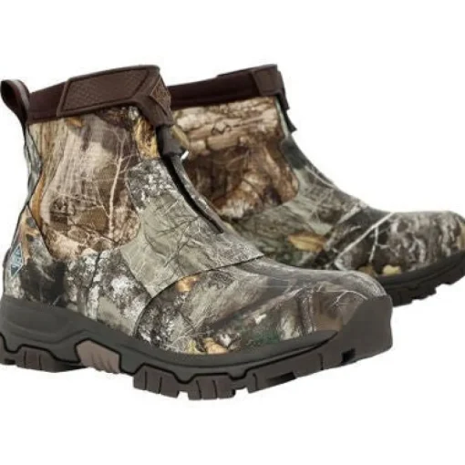 Muck Men's Realtree Edge WP Apex Mid Zip Ankle Boot Realtree MAXZMEG