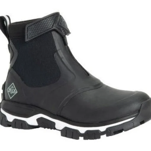 Muck Women's Apex 7.5" WP Mid Zip Ankle Work Boot -Black- AXWZ000