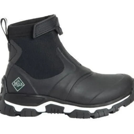 Muck Women's Apex 7.5" WP Mid Zip Ankle Work Boot -Black- AXWZ000