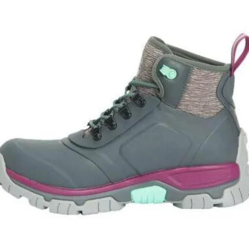 Muck Women's Apex Lace Up WP Outdoor Boot - Grey - AXWL-101