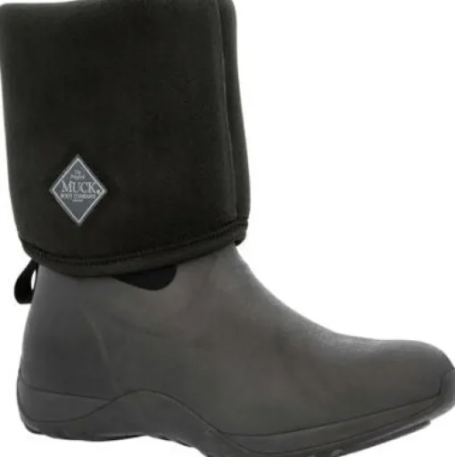 Muck Women's Arctic Adventure WP Tall Winter Work Boot -Black- WAA000